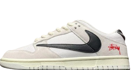 Stussy X Dunk SB Low Cream Black