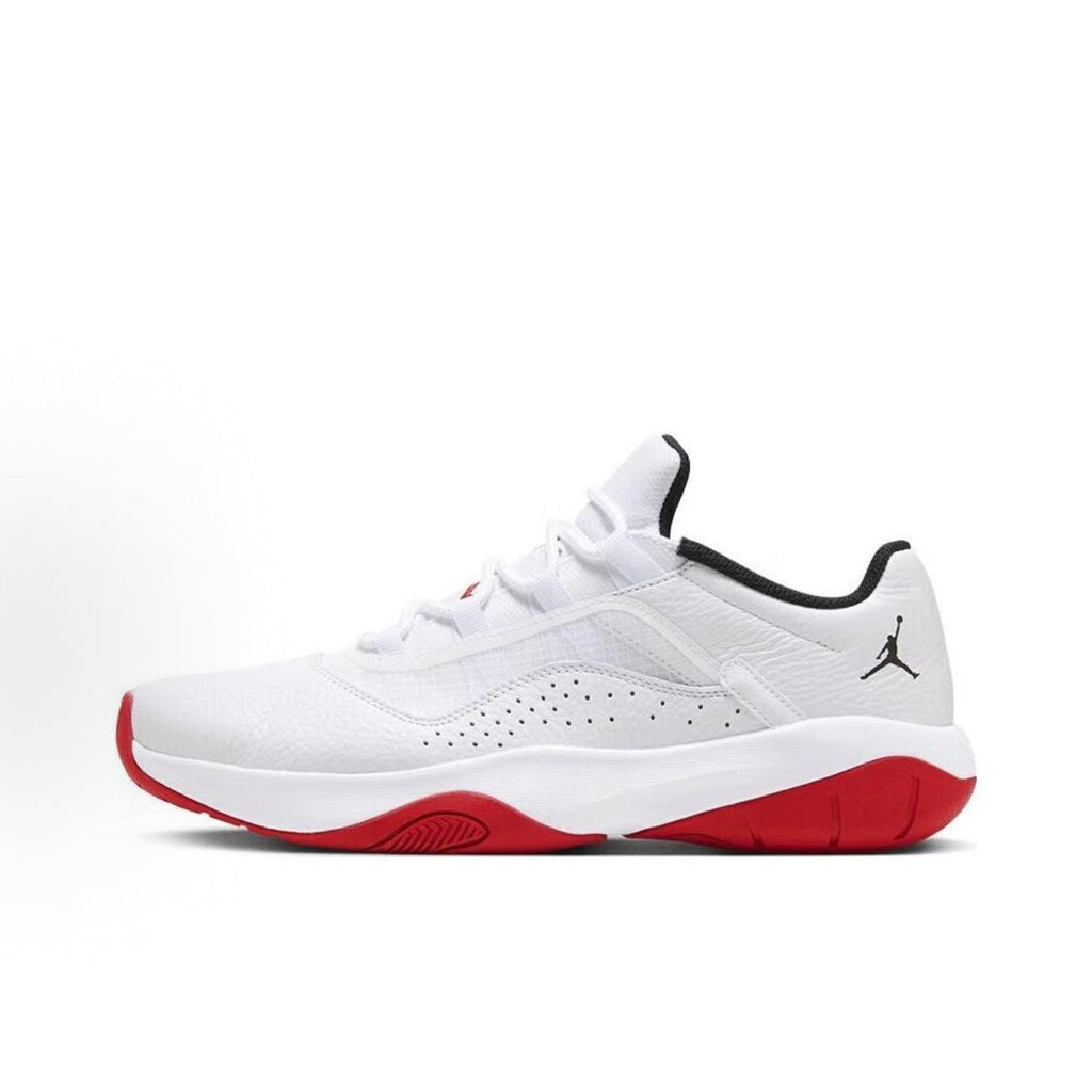 Jordan Air Jordan 11 Men's Low-Top Basketball Shoes, Round-Toe, Lace-Up, White
