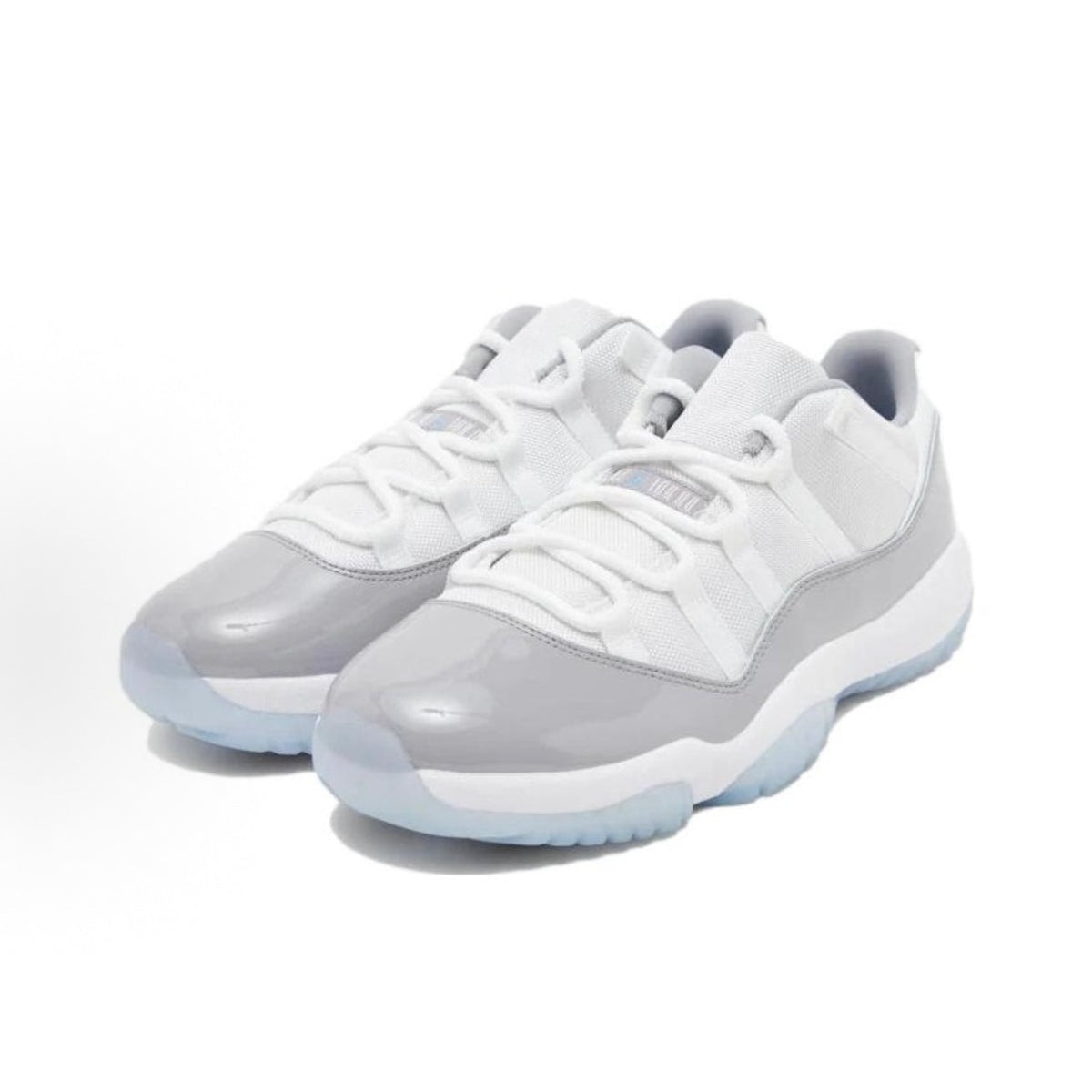 Jordan Air Jordan 11 Low "Cement Grey" – Trendy Low-Top Retro Basketball Shoes (Unisex) – White/Grey
