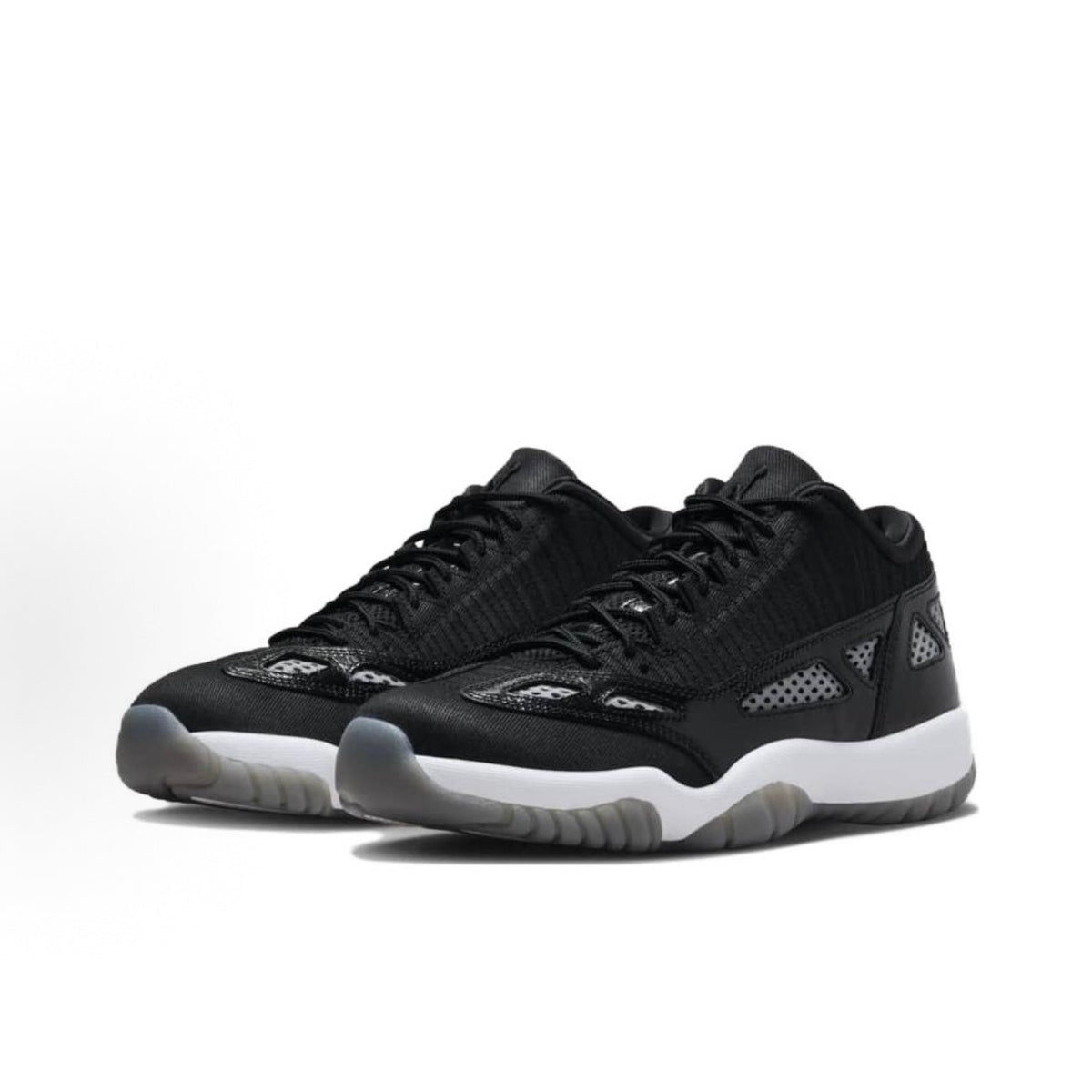 Jordan Air Jordan 11 Low IE Men's Retro Basketball Shoes - Black/White