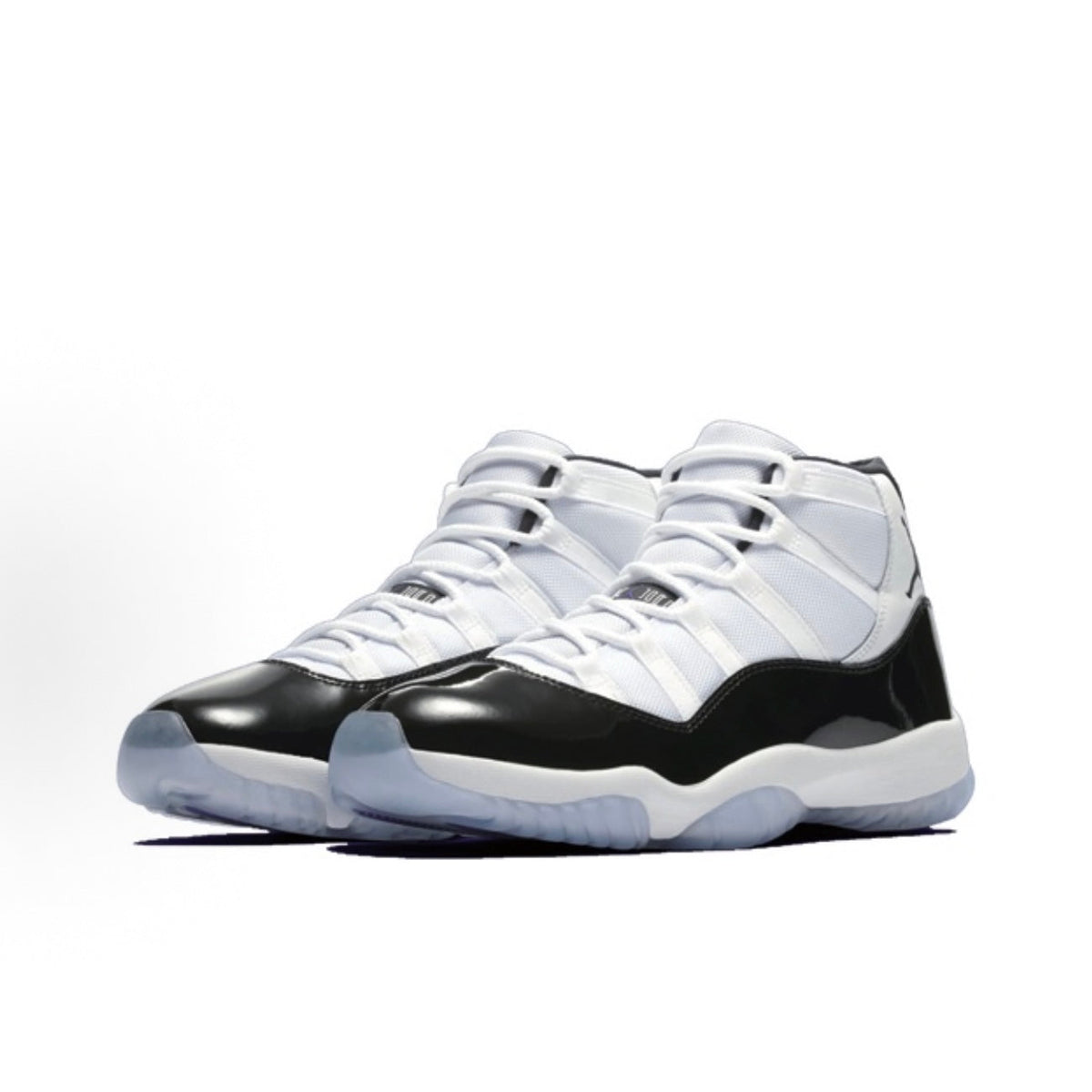 Jordan Air Jordan 11 "Concord" Comfortable, High-Top, Retro Basketball Shoes (Unisex, Black/White)