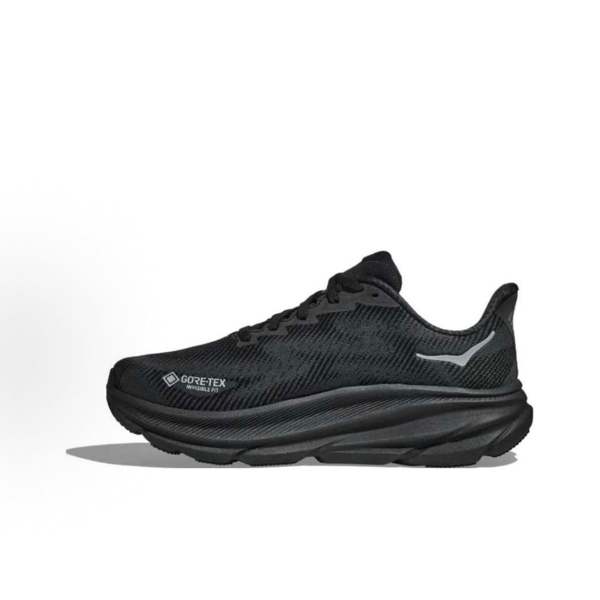 HOKA ONE ONE Clifton 9 Women's Marathon Training Running Shoes - Black
