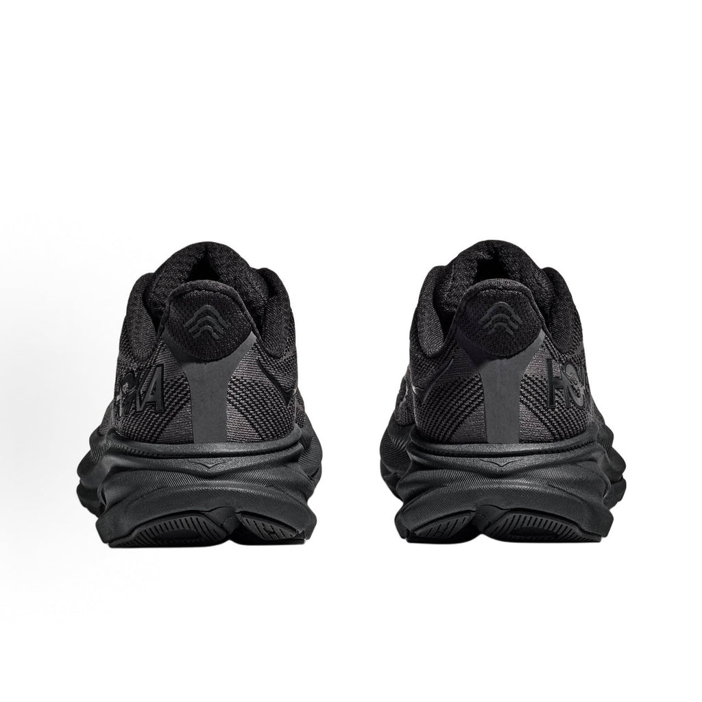 HOKA ONE ONE Clifton 9 Wide Women's Responsive & Cushioned Running Shoes - Black