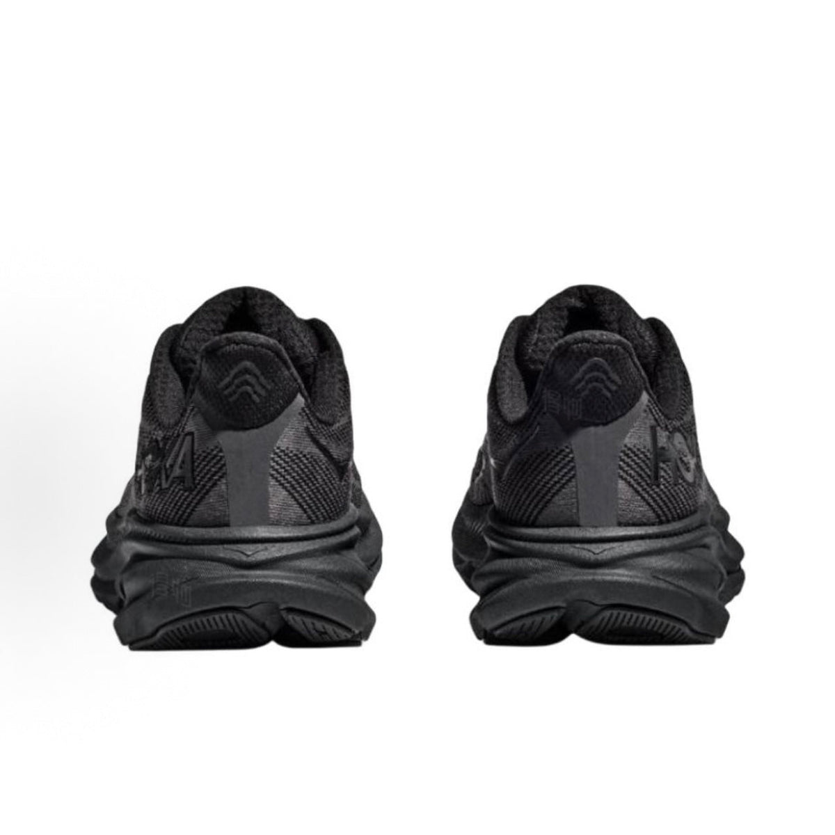 HOKA ONE ONE Clifton 9 Men's Trail/Marathon Training Running Shoes - Black