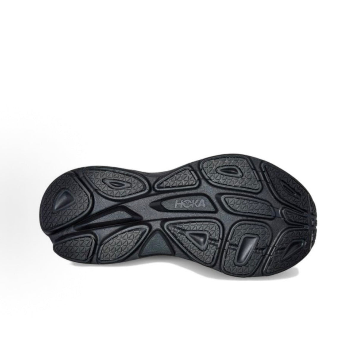 HOKA ONE ONE Bondi 8 Men’s Mesh Running & Commuter Shoes – Lightweight, Cushioned, Low-Top, Urban Casual – Black/Grey, Wide Fit