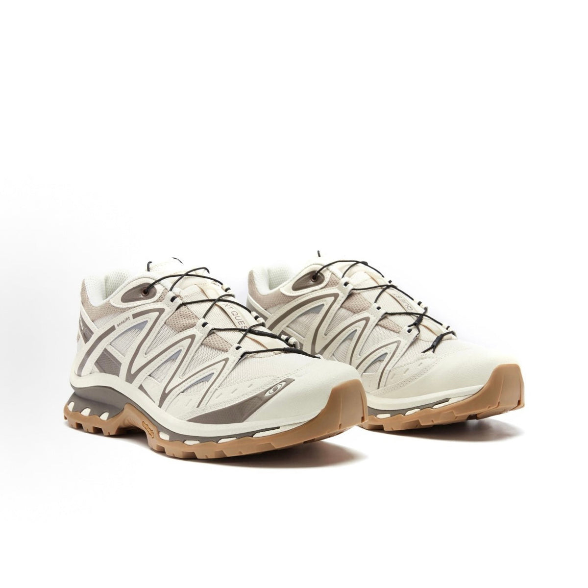Salomon XT-Quest Running Shoes (Unisex) – Beige-Grey / Taupe / Pepper White