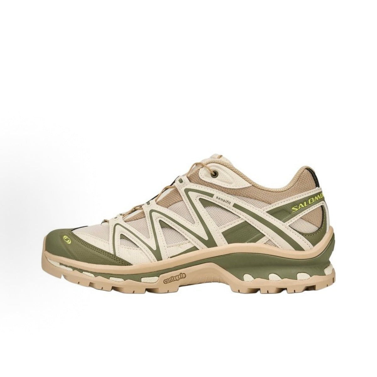 Salomon XT-Quest ADV Running Shoes, Unisex, Beige-Green