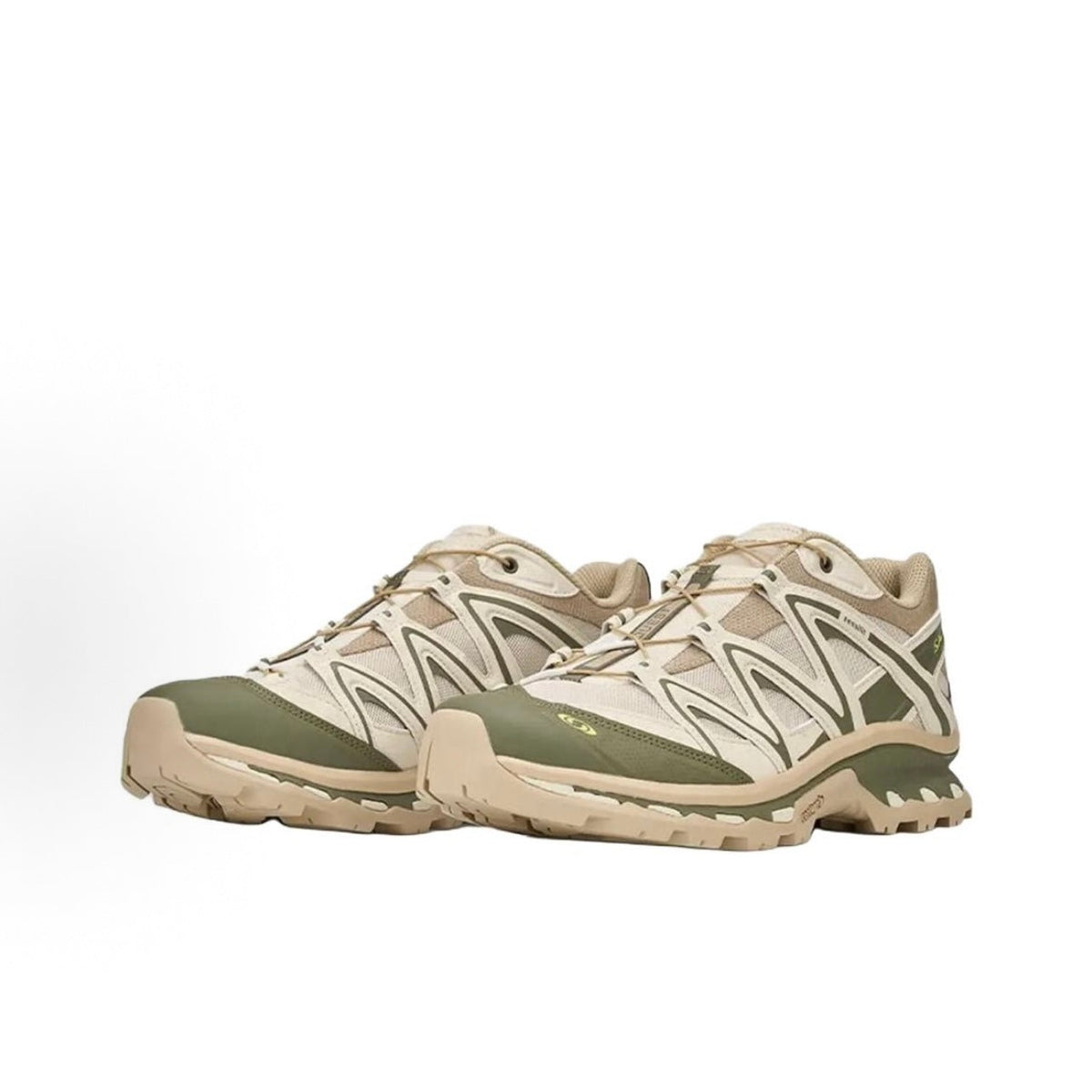 Salomon XT-Quest ADV Running Shoes, Unisex, Beige-Green