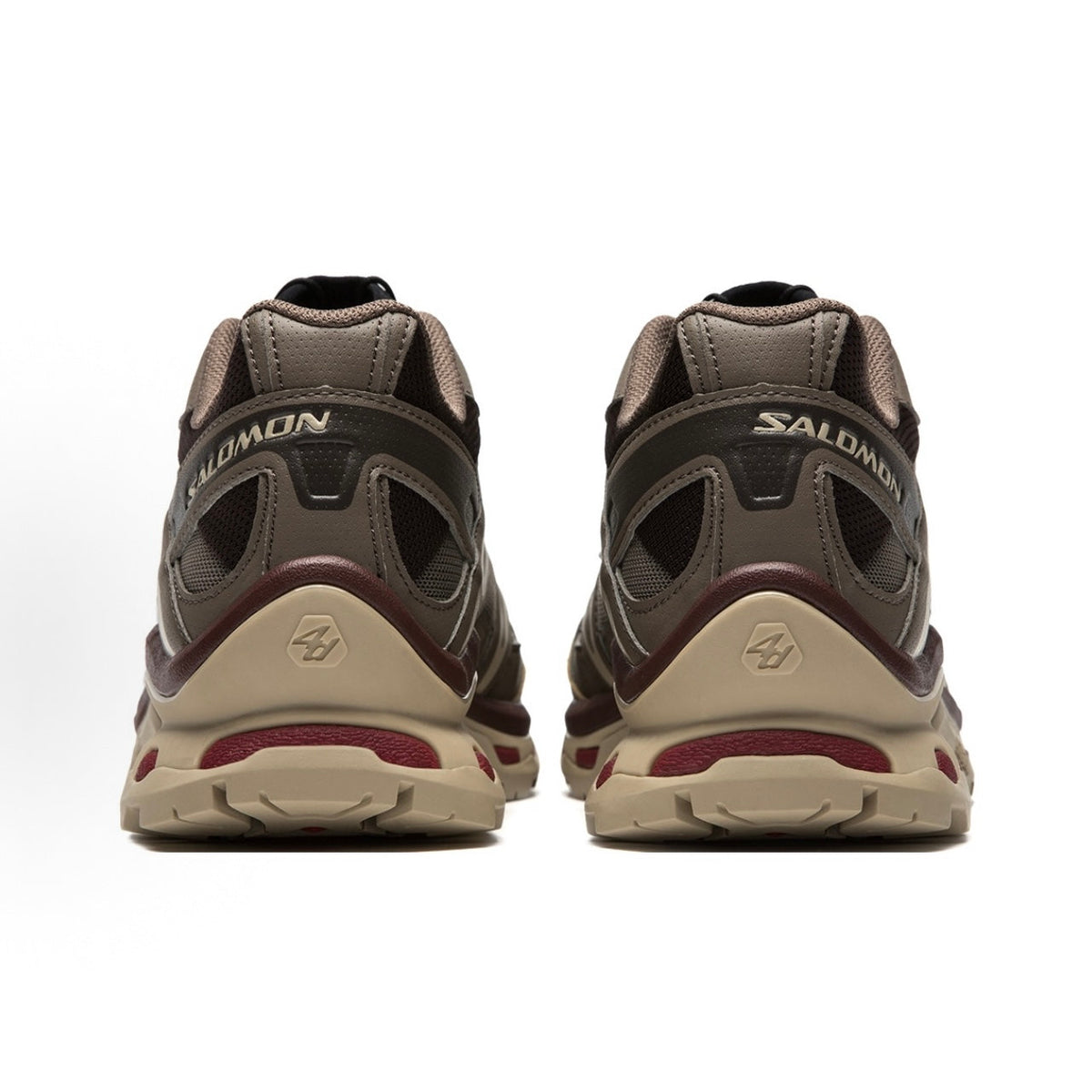 Salomon XT-Quest – Stylish and Comfortable, "Dark Plum" Colorway, Low-Top Running Shoes, Unisex, Brown-Yellow