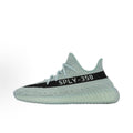 Coconut Shoes 350 V2 "Salt Core Black Salt" Paint-Stripe Unisex Tee – Grey-Khaki-Green