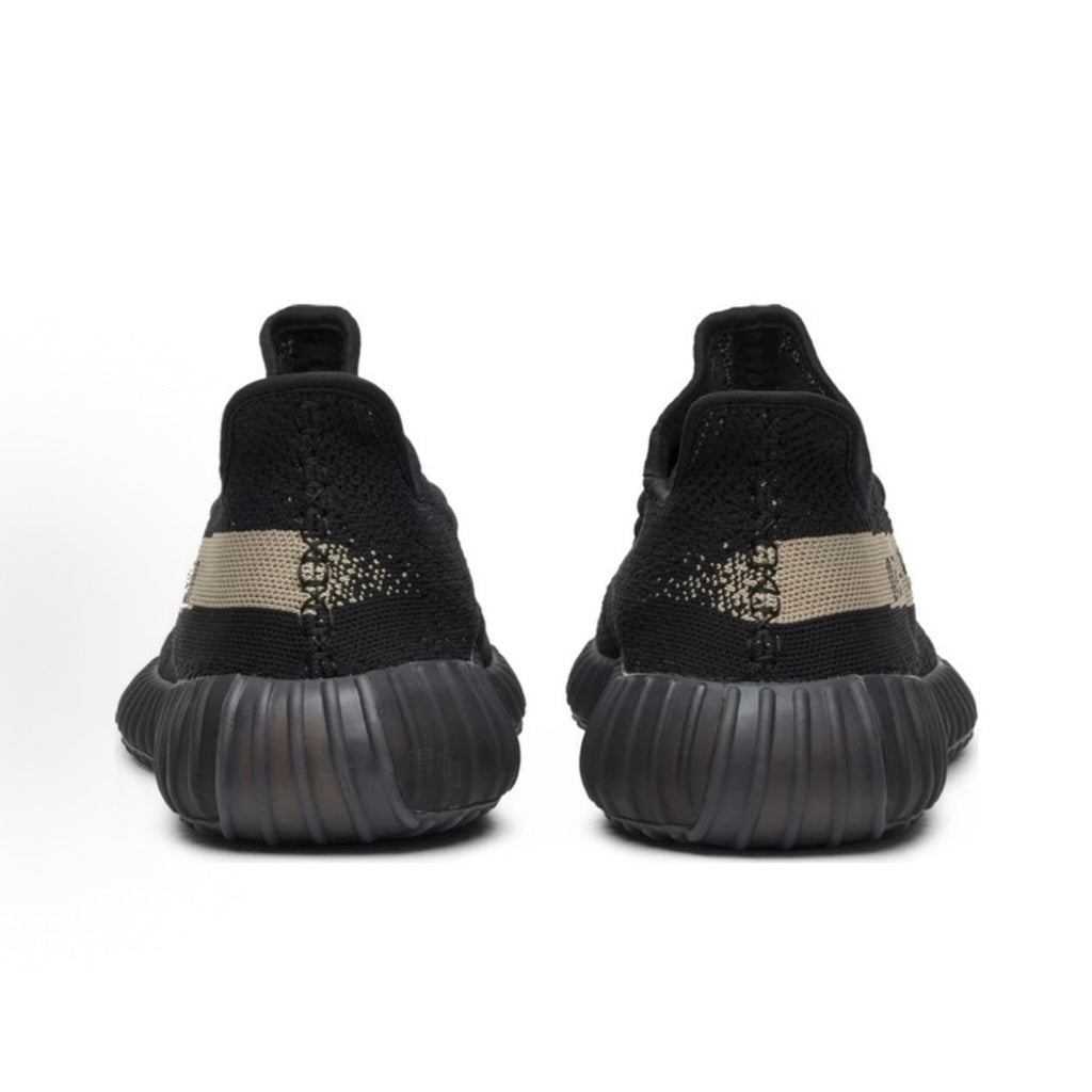 Coconut Shoes 350 V2 Black/Green, sporty and comfortable, unisex, black