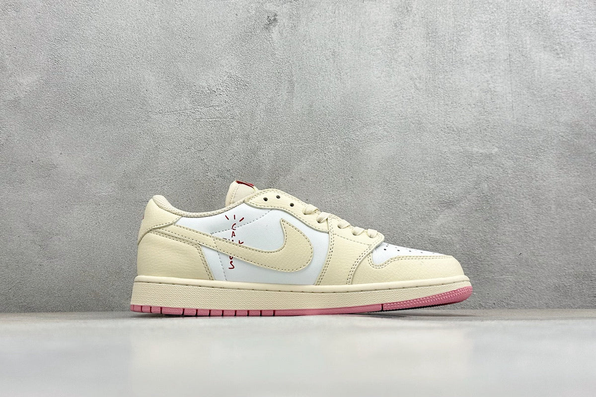 AJ1 Low Travis Scott Shy Pink
