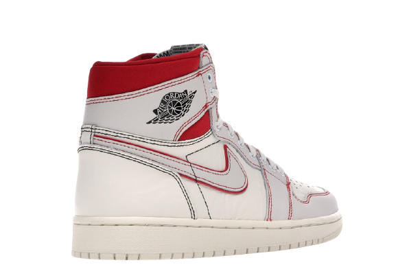 AJ1 High Phantom Gym Red
