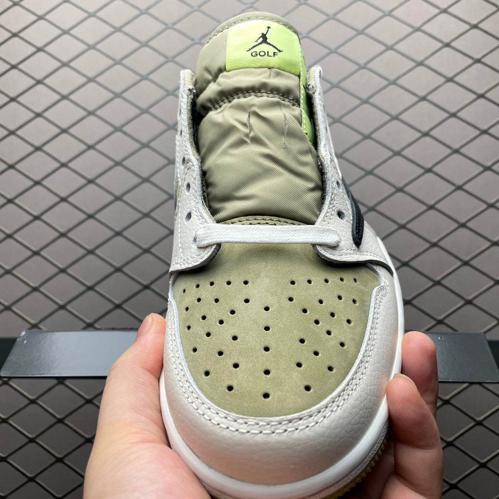 AJ1 Low Travis Scott Golf Neutral Olive