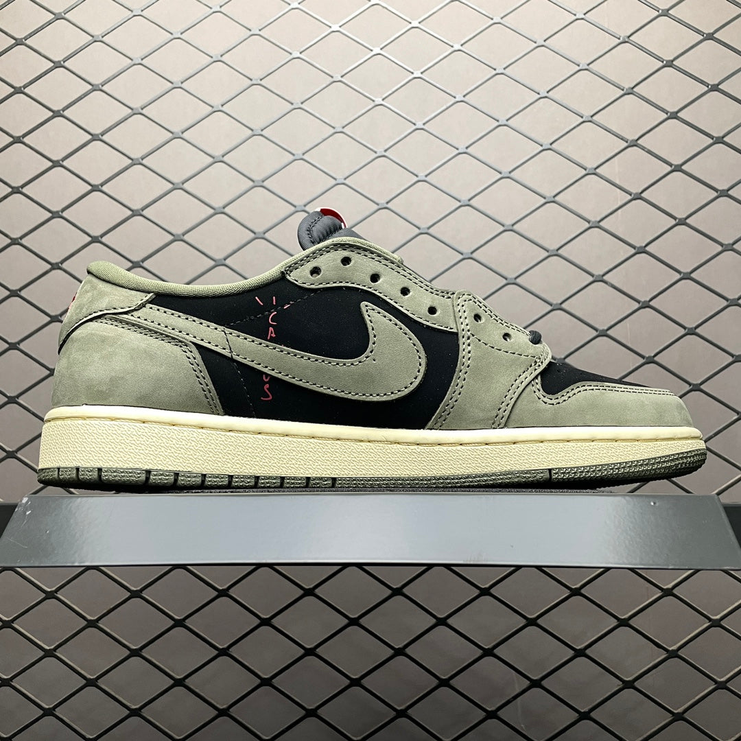 AJ1 Low Travis Scott Black Olive